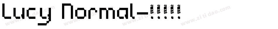 Lucy Normal字体转换